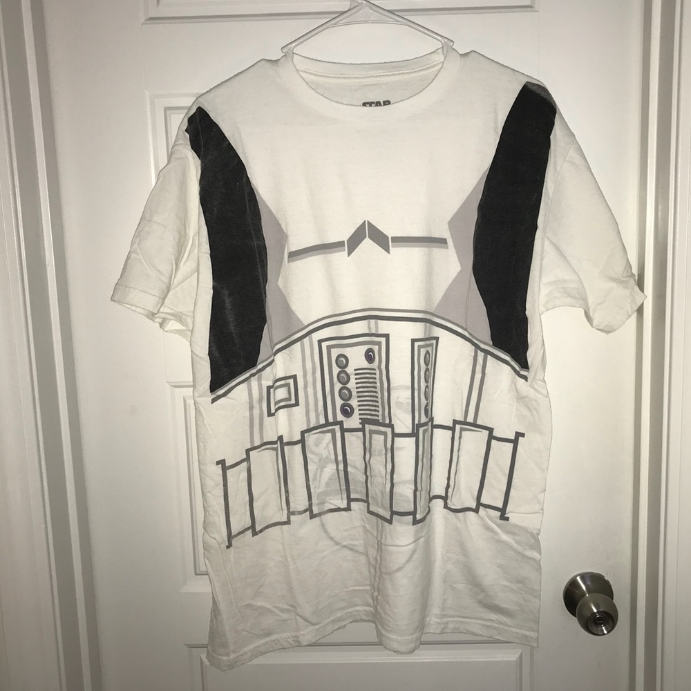 🔴 Men’s Large Stormtrooper face Star Wars T-shirt